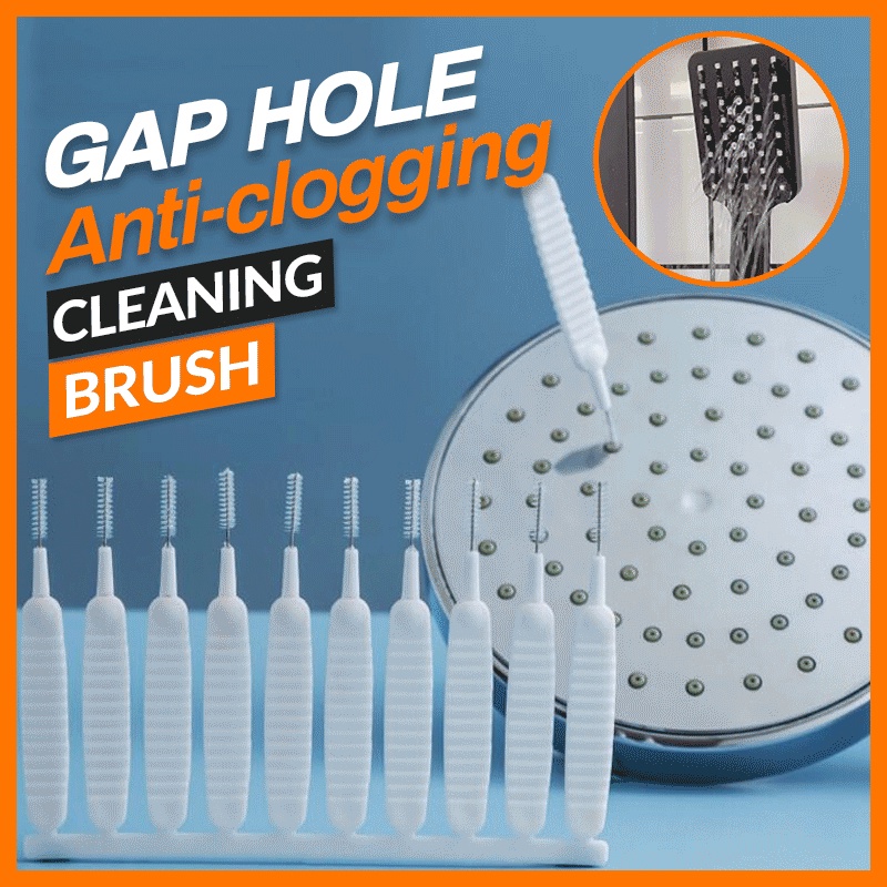 10pcs/Set Anti-clogging Small Brush Pore Gap Cleaning Brush Shower Head Cleaning Mobile Phone Hole Cleaning Cleaning Key