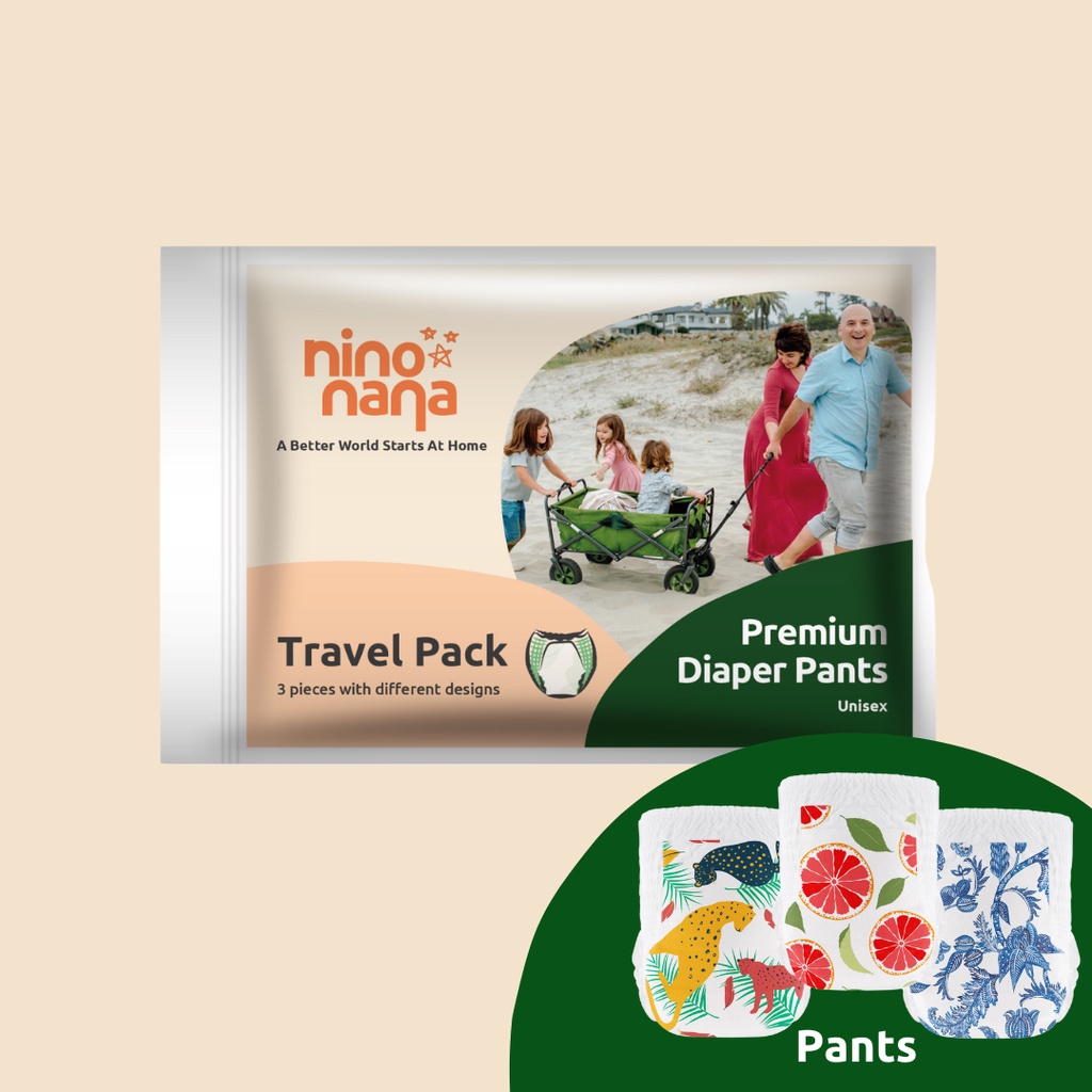 Nino Nana Diaper Pants Travel Pack - Sample