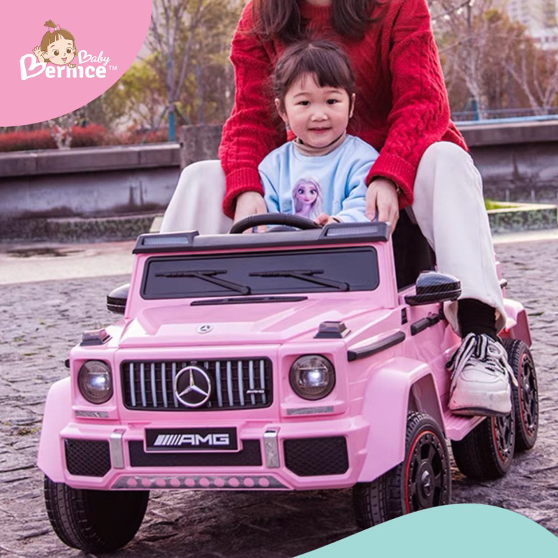[FREE DELIVERY] Kids Electric Car 2 Seater Mercs AMG G63 6x6